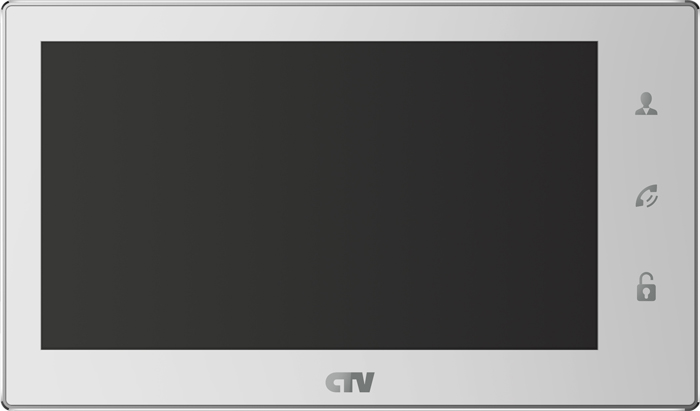 CTV-M4706AHD W (White) Монитор цветного AHD-видеодомофона, 7" (touch screen)