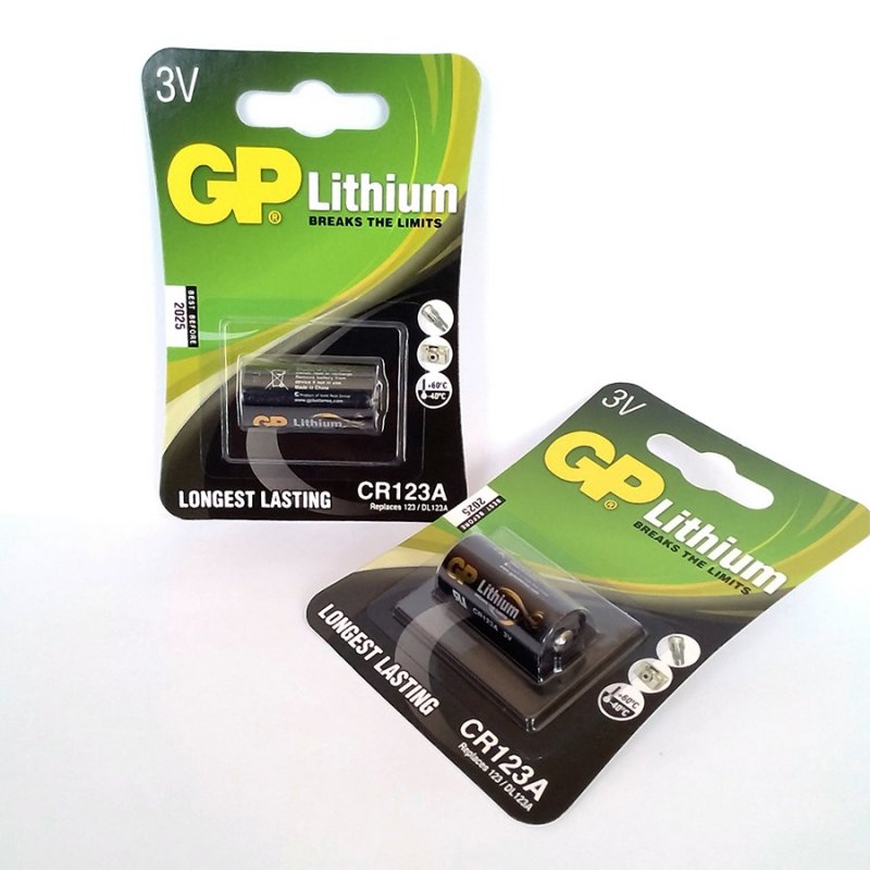 Батарея GP Lithium CR123A (1шт/уп)