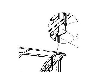 PERCo - RF01 0 - 11 кронштейн для стыковки