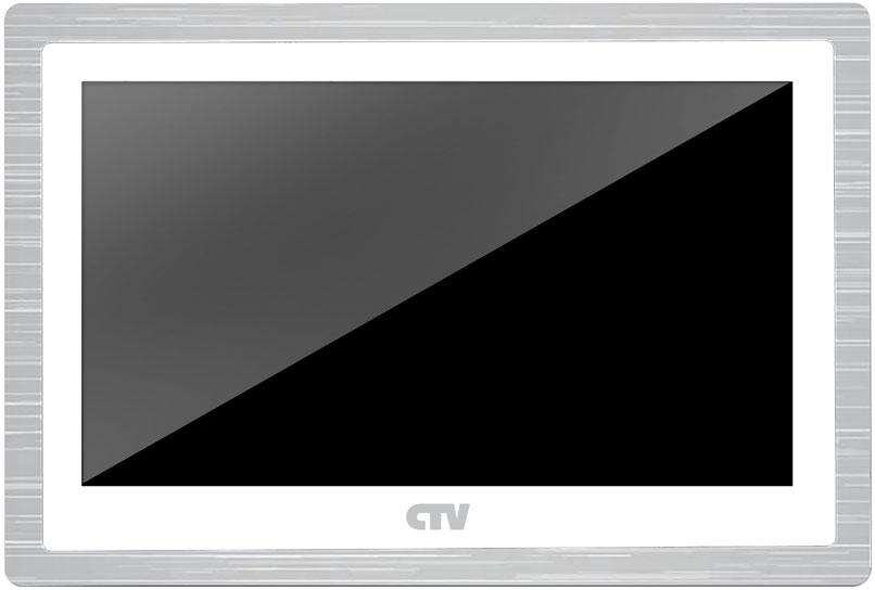 CTV-M4104AHD W (White) Монитор цветного AHD-видеодомофона, 10", Hands free, microSD до 128ГБ