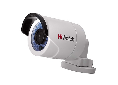 HiWatch DS-I120 (6) 1,3Мп уличная цилиндрическая мини IP-видеокамера с ИК-подсветкой до 15м 1/3'' CMOS матрица; объектив 6.0мм; угол обзора: 23°; механический ИК-фильтр