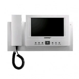 COMMAX CAV - 71B Монитор цветного видеодомофона, 7.0&quot;, TFT LCD, PAL/NTSC, трубка + Hands Free, на 4 вызывных блока (подключаются через CDS - 4CM) встроенная память, AC 110 - 240В