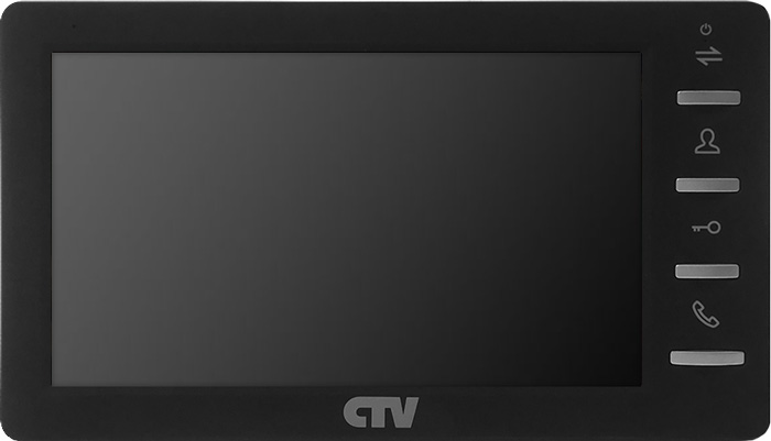 CTV-M1701MD B (Black) Монитор цветного видеодомофона, 7", Hands free