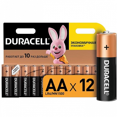 Duracell Basic LR6-12BL AA Батарея (12шт/уп)