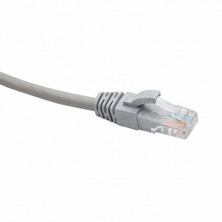 DATAREX RJ45-RJ45 U/UTP Cat.5e PVC нг(А)-LS (DR-180033) Патч-корд (коммутационный шнур), 30м, серый