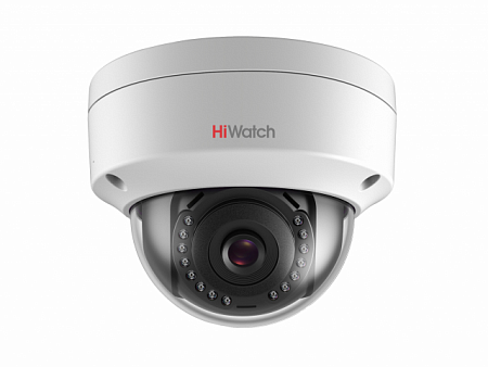 HiWatch DS-I252 (6) 2Mp Уличная IP-видеокамера купольная; 1/2.8&quot; Progressive Scan CMOS, 54°, 0.01Лк@F1.2;H.265/H.265+/H.264/H.264+/MJPEG, DWDR; ROI, 3D DNR, BLC, Smart ИК, ИК-фильтр, 32кбит/с-8Мбит/с, TVS, ИК до 30м, DC12В±25%/PoE, 5Вт, IP67, IK10, 40 до