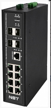 NST NS-SW-8G4G-SPL/IM Промышленный коммутатор PoE