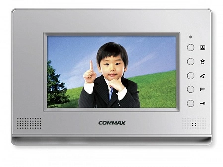 COMMAX CAV-70GA (Серебро) Монитор цветного видеодомофона, 7.0&quot;, Hands Free, вызов и связь с консьержем, подъездным блоком, индивидуальным входом,АС 230В